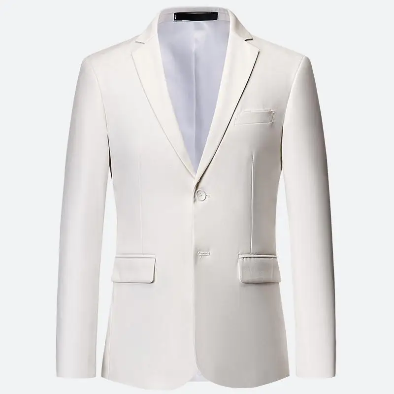 Korean Men Formal Wear - سترات رسمية بيضاء للرجال قطعتين بأكمام