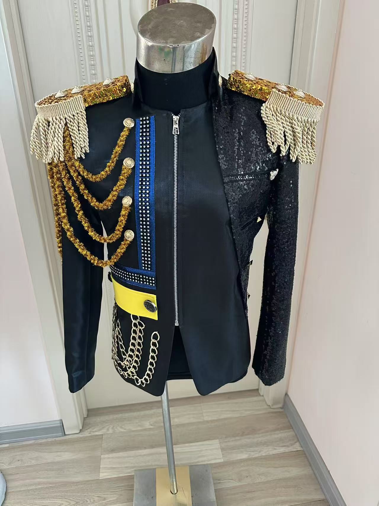 Formal Wear For Men In Wedding - جديد الرجال شرابة سترة ملكية حفل
