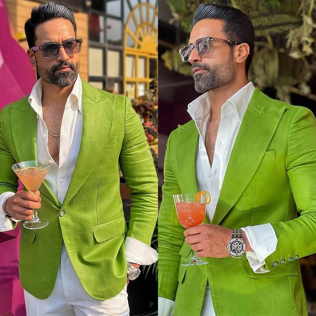 Men'S Formal Wear No Suit - بدلة زفاف رجالية خضراء أنيقة مصممة