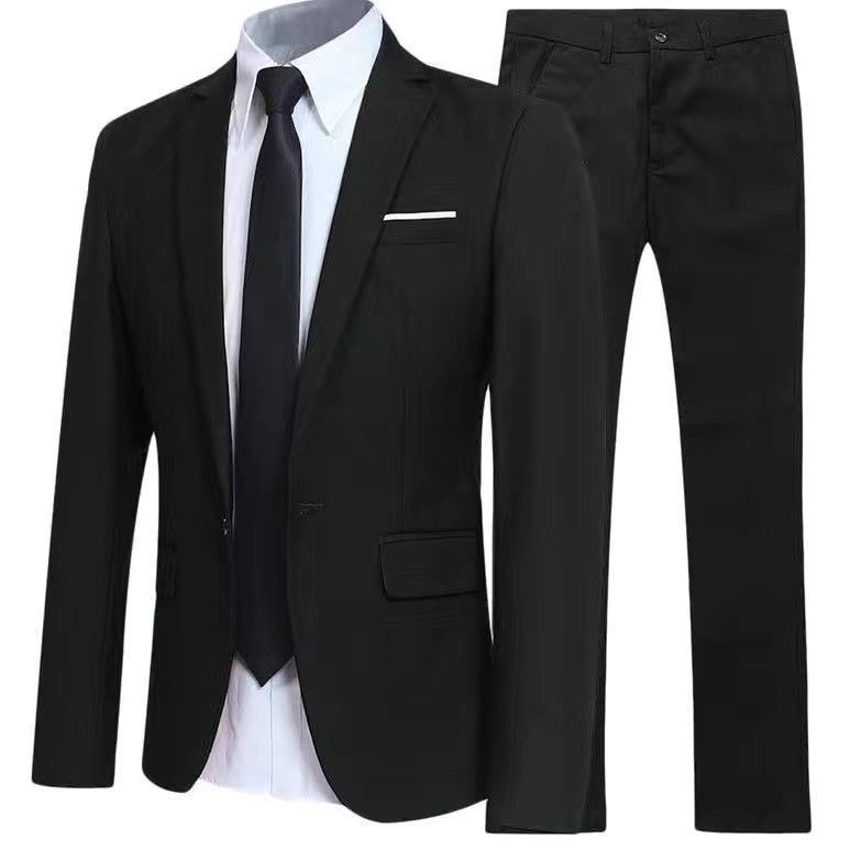 بدلة رجالية من ثلاث قطع بقصة ض - مراجعة Korean Men Formal Wear وسعره