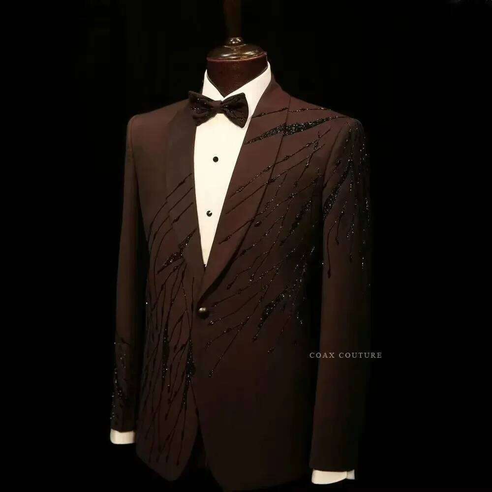 بدلة رجالية رسمية فاخرة باللون - مراجعة Men'S Formal Wear No Suit وسعره