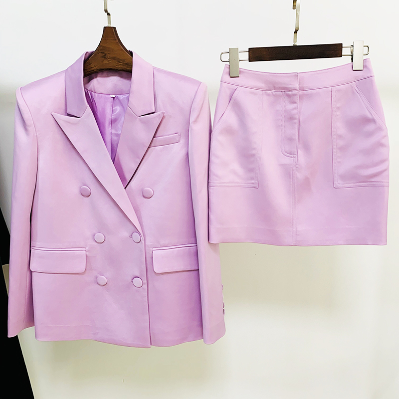 أحدث طقم بدلة نسائية من تصميم  - مراجعة Double Breasted Blazer وسعره
