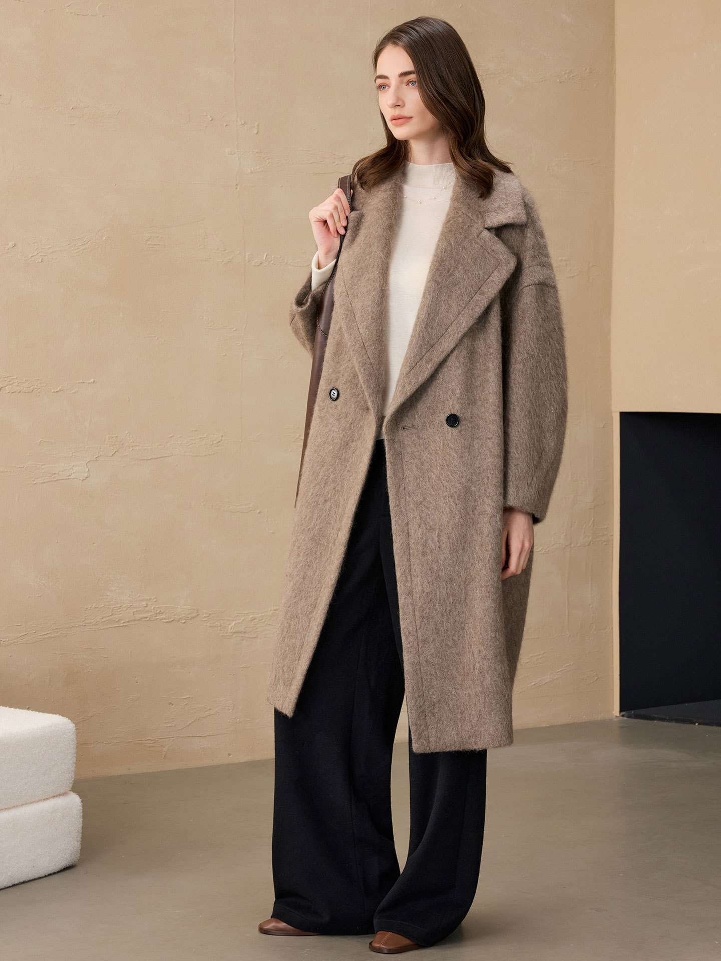 سترة نسائية من الصوف من Alling - مراجعة Double Breasted Blazer وسعره