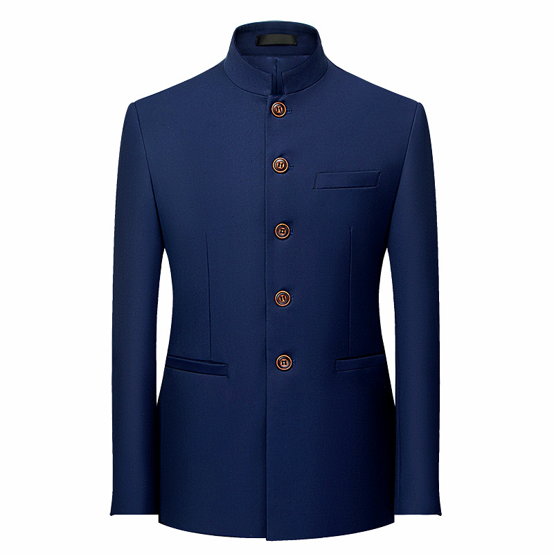 سترة رجالية طويلة الأكمام بالط - مراجعة Korean Men Formal Wear وسعره