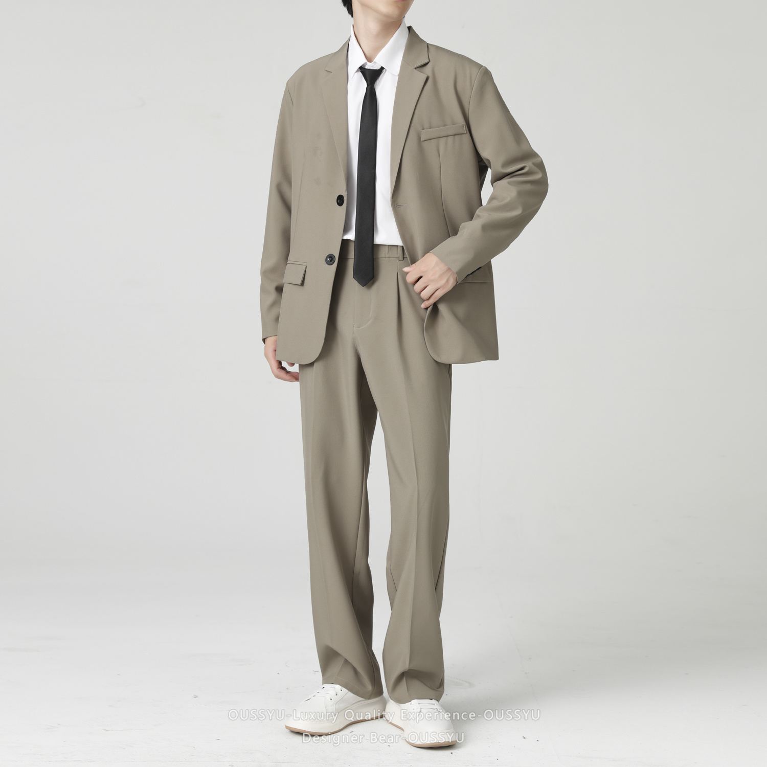 طقم رجالي عالي الجودة من قطعتي - مراجعة Korean Men Formal Wear وسعره