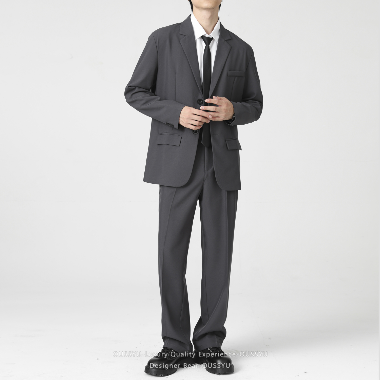 طقم رجالي عالي الجودة من قطعتي - مراجعة Korean Men Formal Wear وسعره