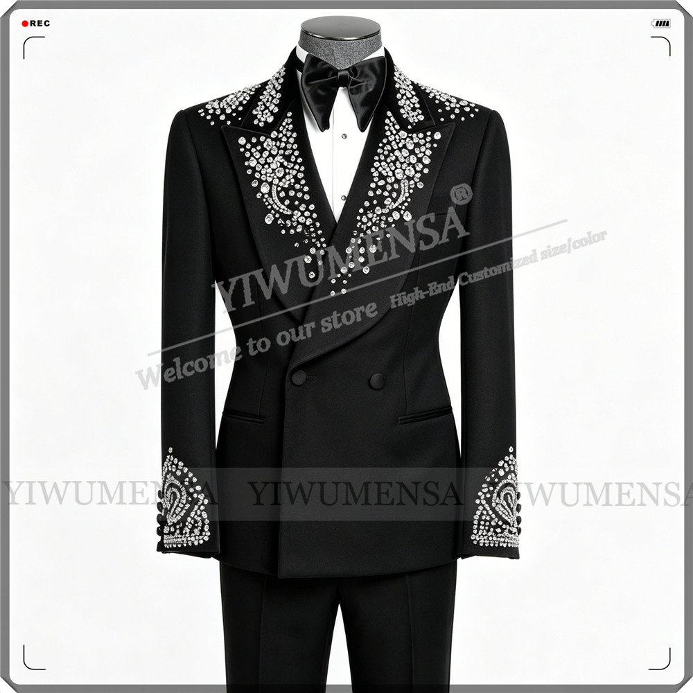 بدلة زفاف فاخرة للرجال مزينة ب - مراجعة Men'S Formal Wear No Suit وسعره