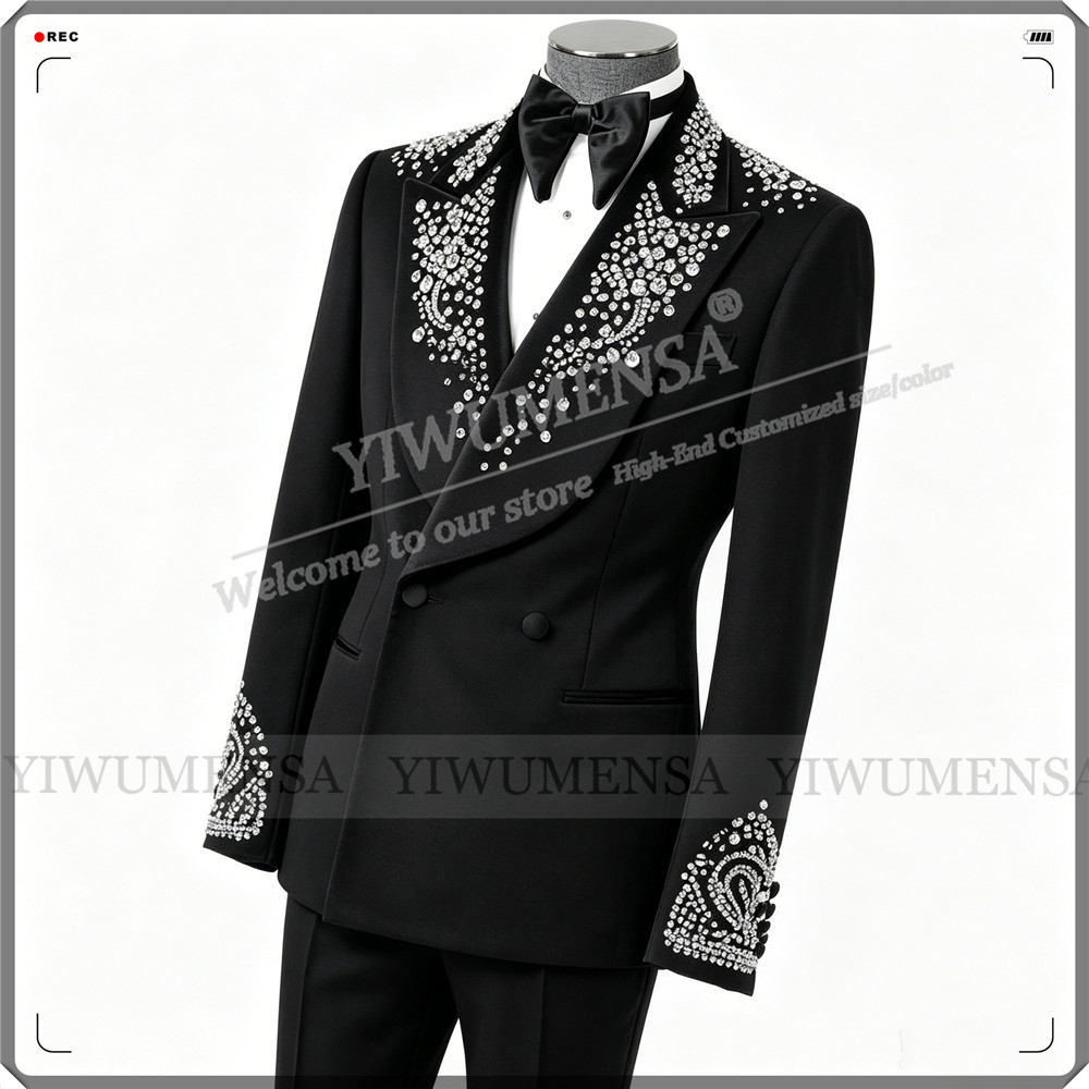 بدلة زفاف فاخرة للرجال مزينة ب - مراجعة Men'S Formal Wear No Suit وسعره