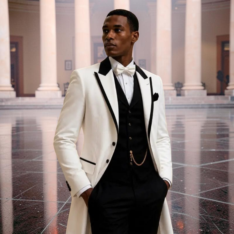 3 قطع بدلات زفاف رجالية بقصة ض - مراجعة Formal Wear For Men In Wedding وسعره