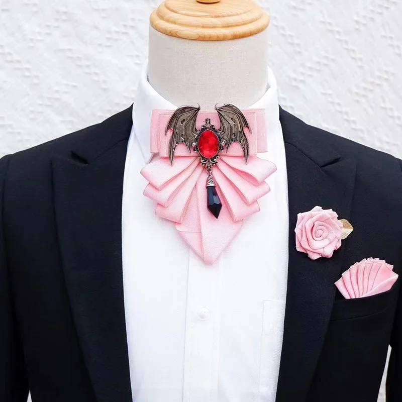 الرجال ربطة القوس Brooch بروش  - مراجعة Korean Men Formal Wear وسعره