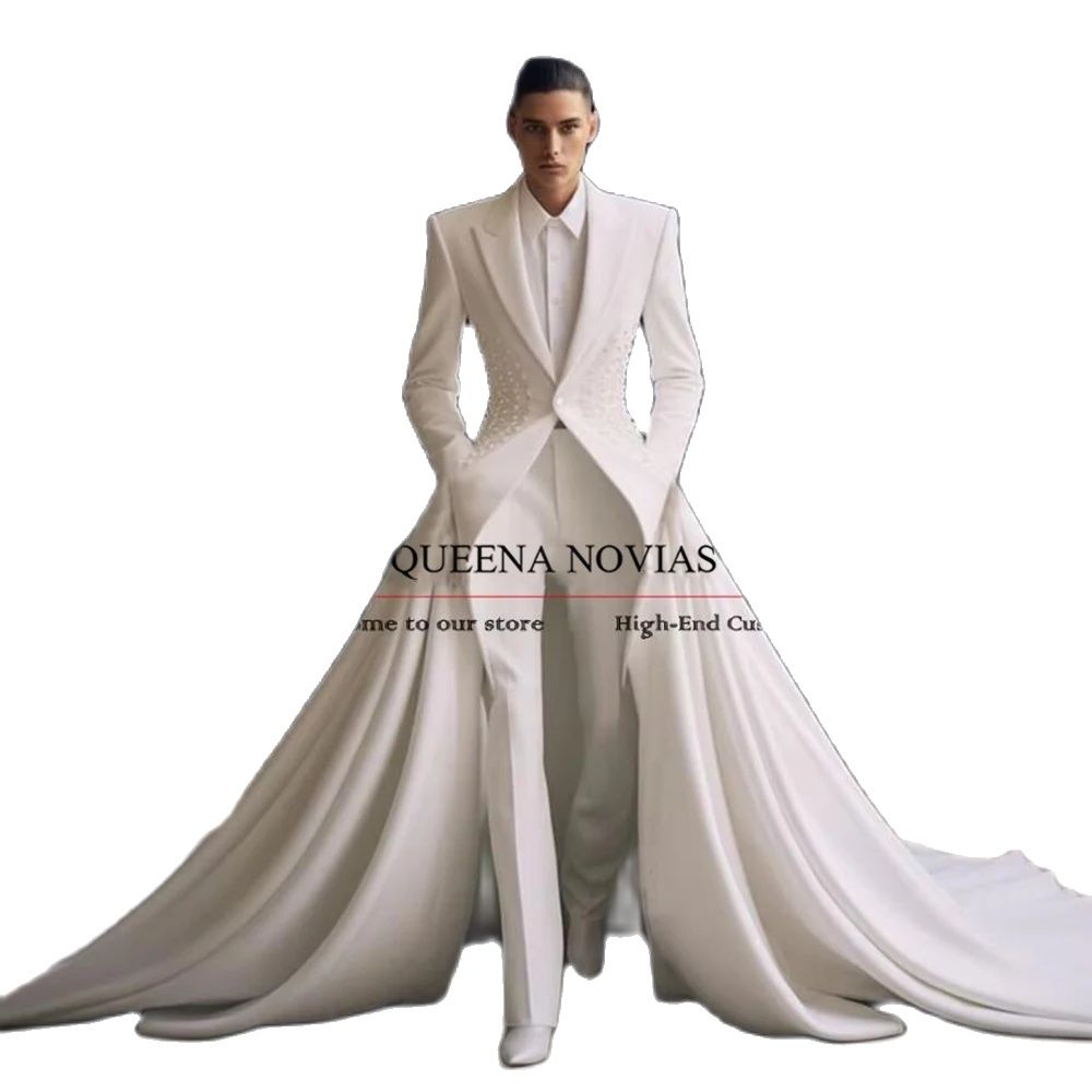 بدلات رجالية أنيقة من اللؤلؤ م - مراجعة Men'S Formal Wear No Suit وسعره