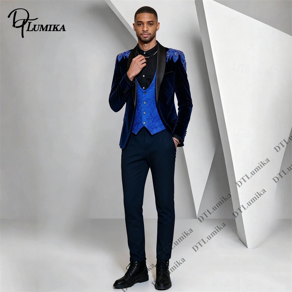 بدلة رجالية من ثلاث قطع من الم - مراجعة Formal Wear For Men In Wedding وسعره