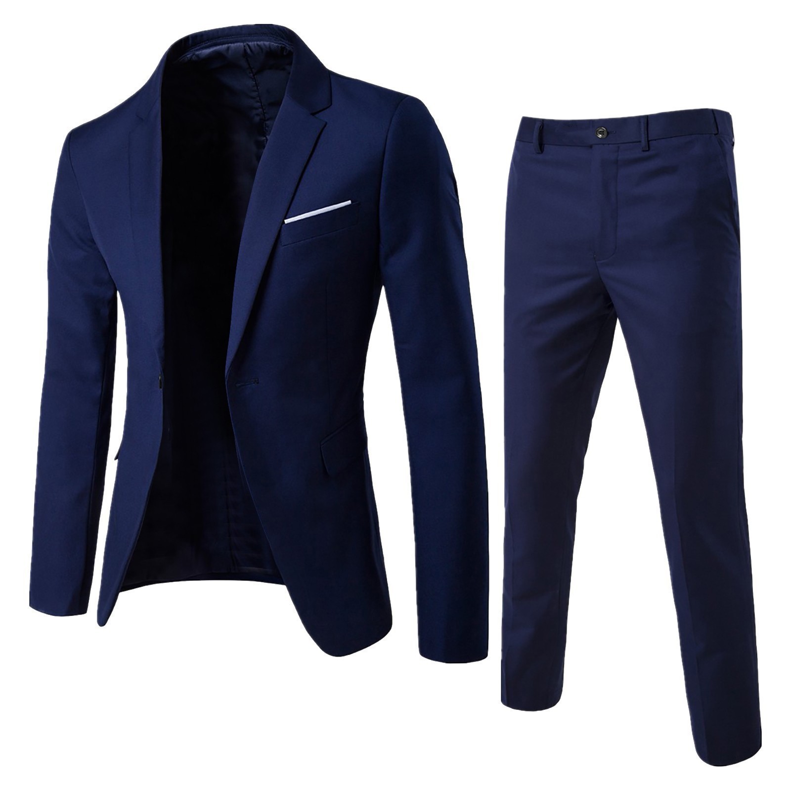 طقم بدلة رجالي من قطعتين، ملاب - مراجعة Korean Men Formal Wear وسعره
