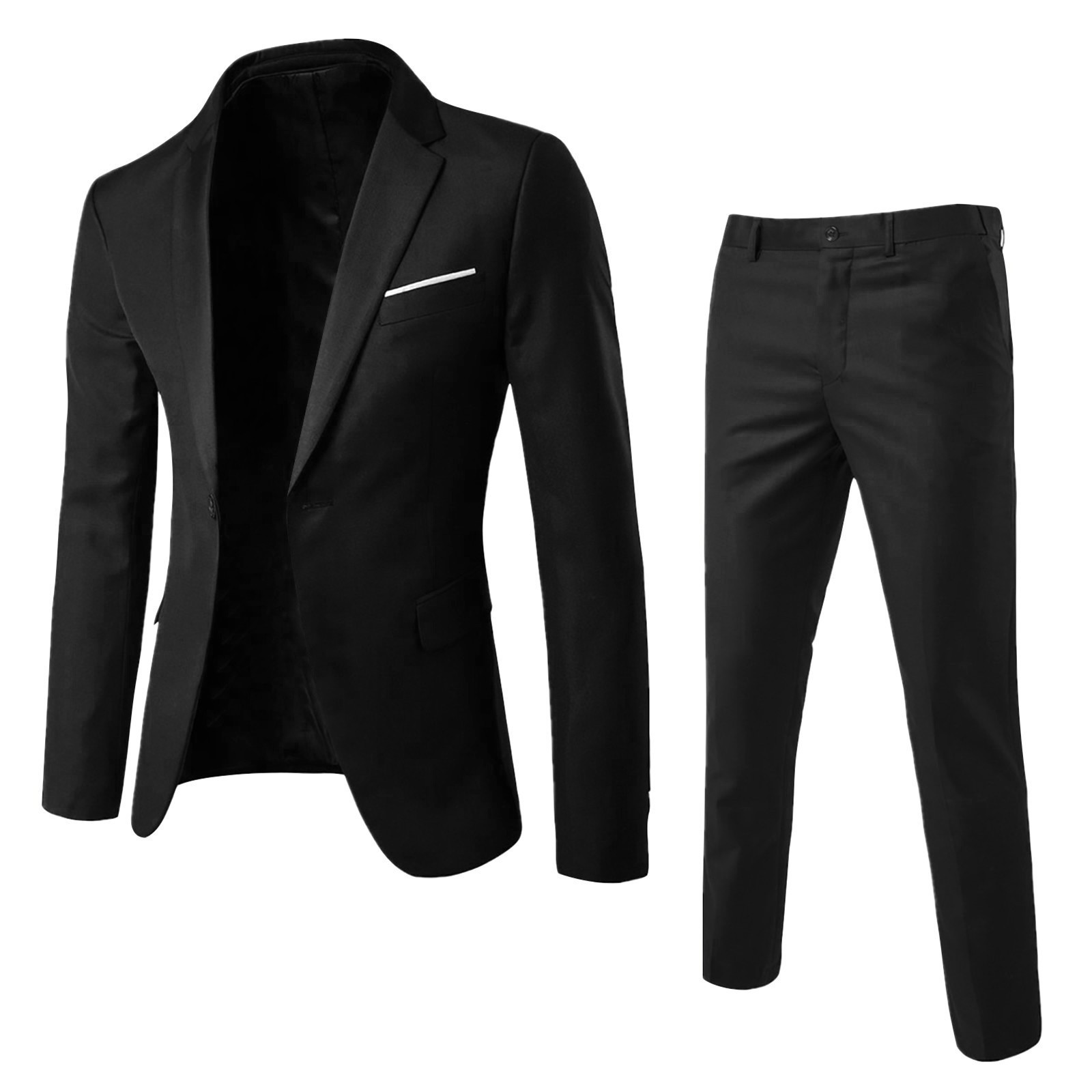 طقم بدلة رجالي من قطعتين، ملاب - مراجعة Korean Men Formal Wear وسعره