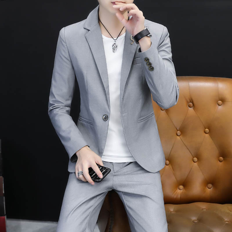 سترة رجالية أنيقة وعصرية على ا - مراجعة Korean Men Formal Wear وسعره
