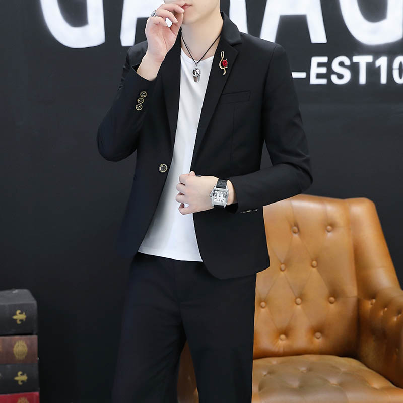 سترة رجالية أنيقة وعصرية على ا - مراجعة Korean Men Formal Wear وسعره