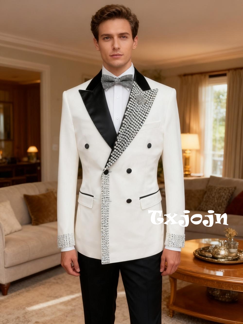 المبهر الفاخرة مطرز الرجال سلي - مراجعة Men'S Formal Wear For Engagement وسعره